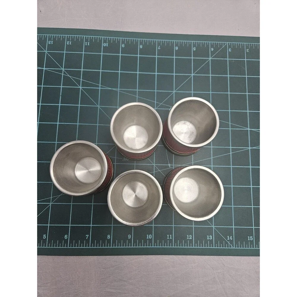 12 Gauge Shotgun Shell Shot Glass Pacific Giftware Lot of 5